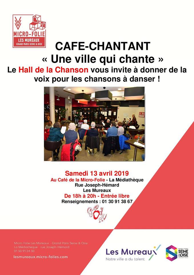 Café chantant 13 avril 2019 Les Mureaux