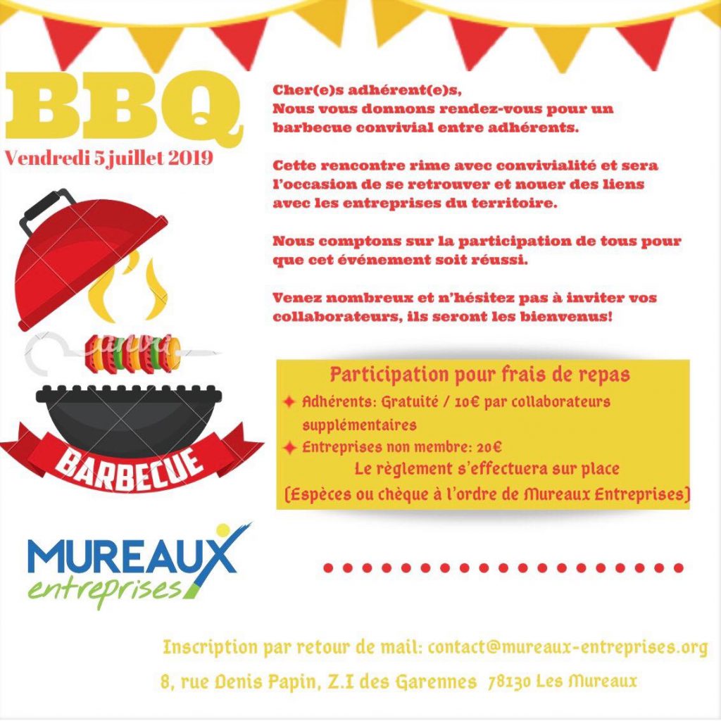 barbecue annuel de Mureaux Entreprises