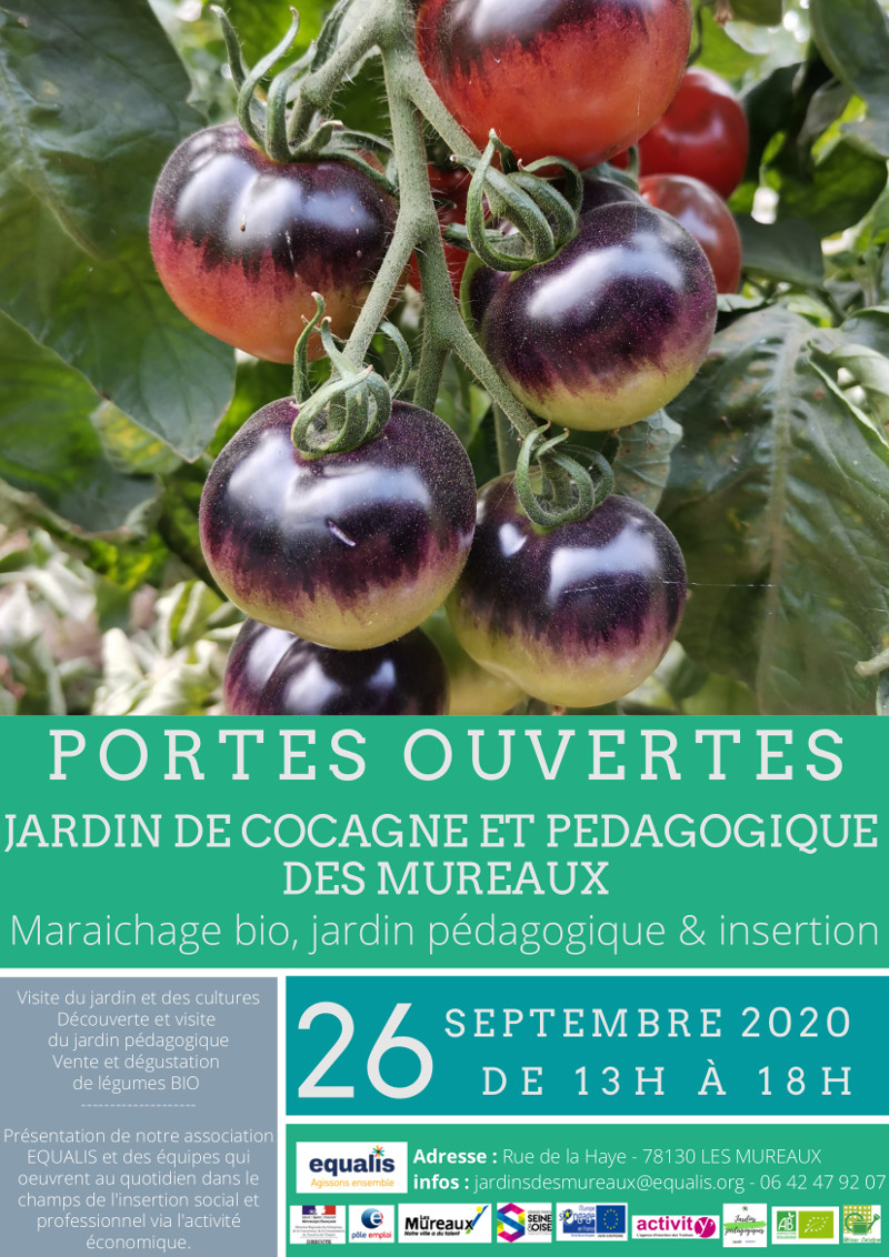 PORTES OUVERTES Jardin des Mureaux 26 sept 2020