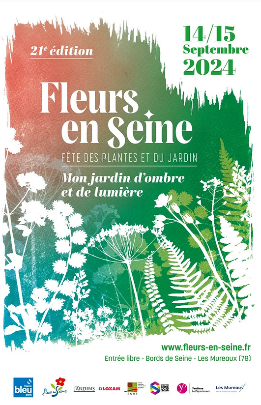 Affiche fleurs en Seine 2024