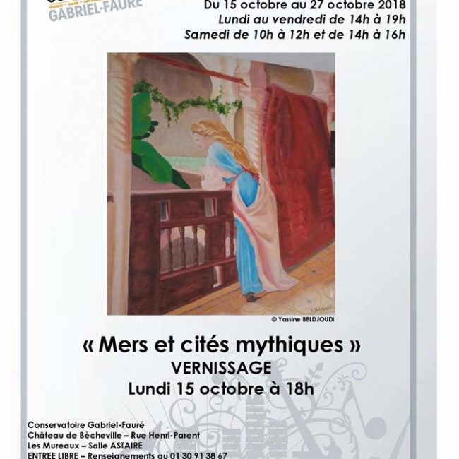 Exposition « Mers et citées mythiques » de Yassine BELDJOUDI