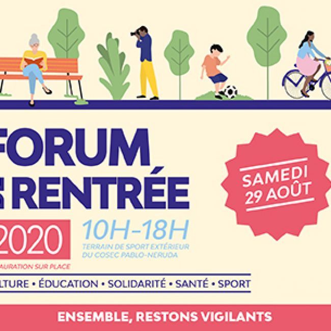 Forum de rentrée 2020 aux Mureaux