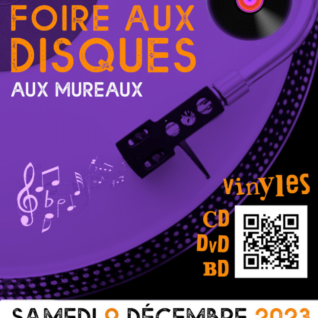 FOIRE AUX DISQUES VINYLES, CD, DVD et BD aux Mureaux