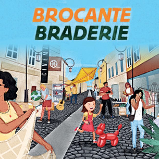 La brocante du centre-ville des Mureaux