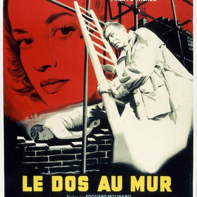 Projection du film Le dos au mur de Frédéric Dard