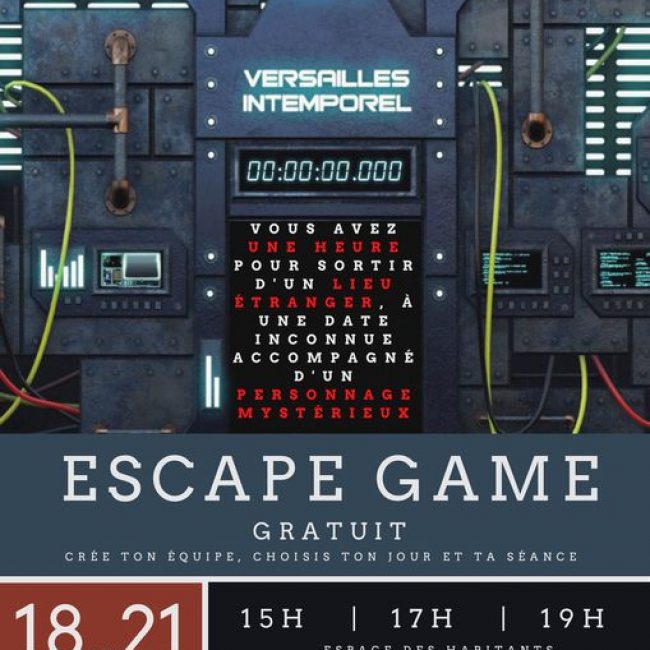 Escape game Versailles Intemporel