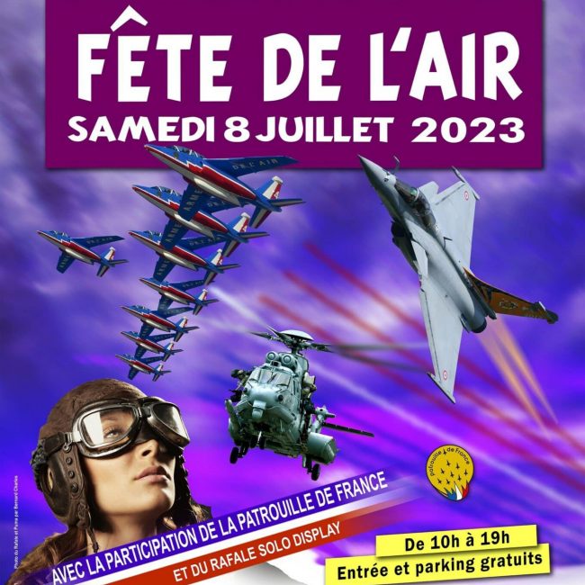 Le retour de la Fête de l’air sur l’aérodrome Les Mureaux-Verneuil en 2023