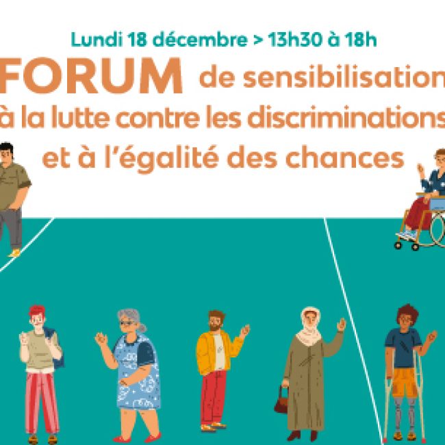 Forum de sensibilisation à la lutte contre les discriminations et à l&rsquo;égalité des chances