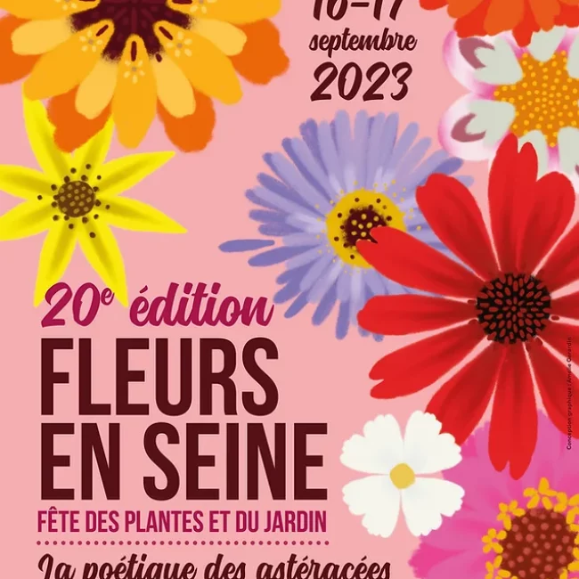 FLEURS EN SEINE Fête des plantes et du jardin  16 > 17 septembre 2023  Les Mureaux (78)