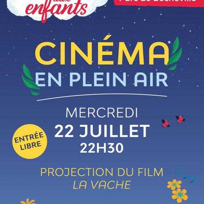 Cinéma en plein air au Parc de Becheville