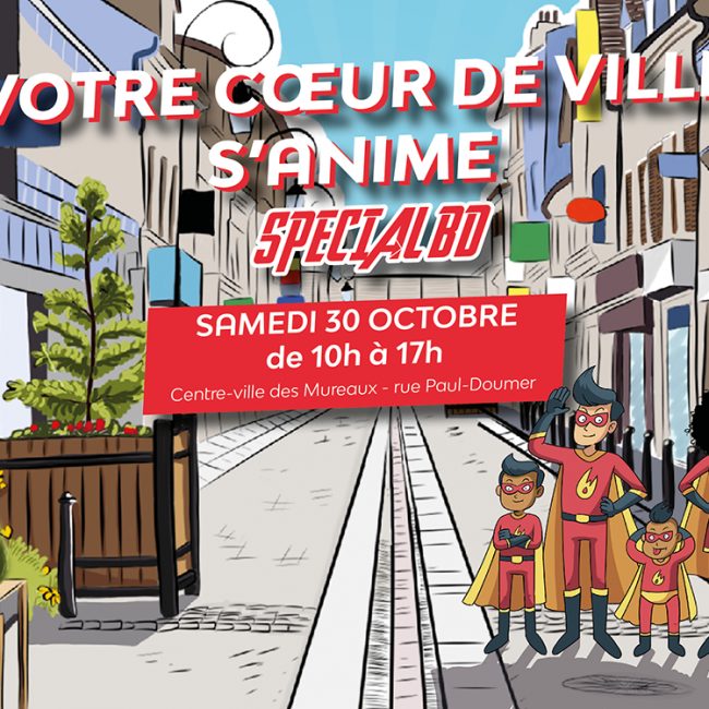 Le cœur de ville les Mureaux en spécial BD