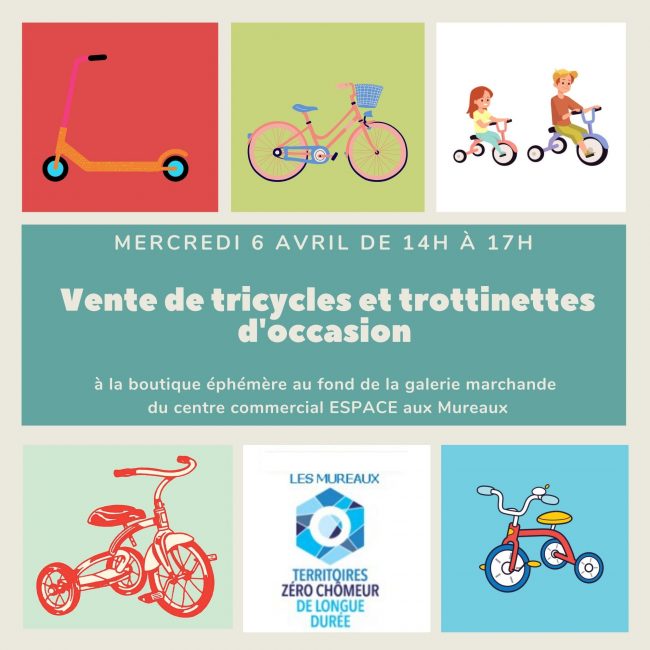 Vente de tricycles et trottinettes d&rsquo;occasion