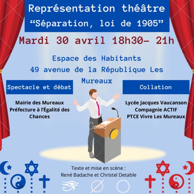 Spectacle et débat autour de la loi 1905 : La Séparation