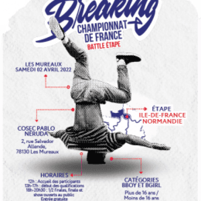 INSCRIPTIONS B.BOY B.GIRLS / CHAMPIONNAT DE FRANCE DE BREAKING FFD &#8211; QUALIFICATION REGIONS ILE-DE-FRANCE ET NORMANDIE