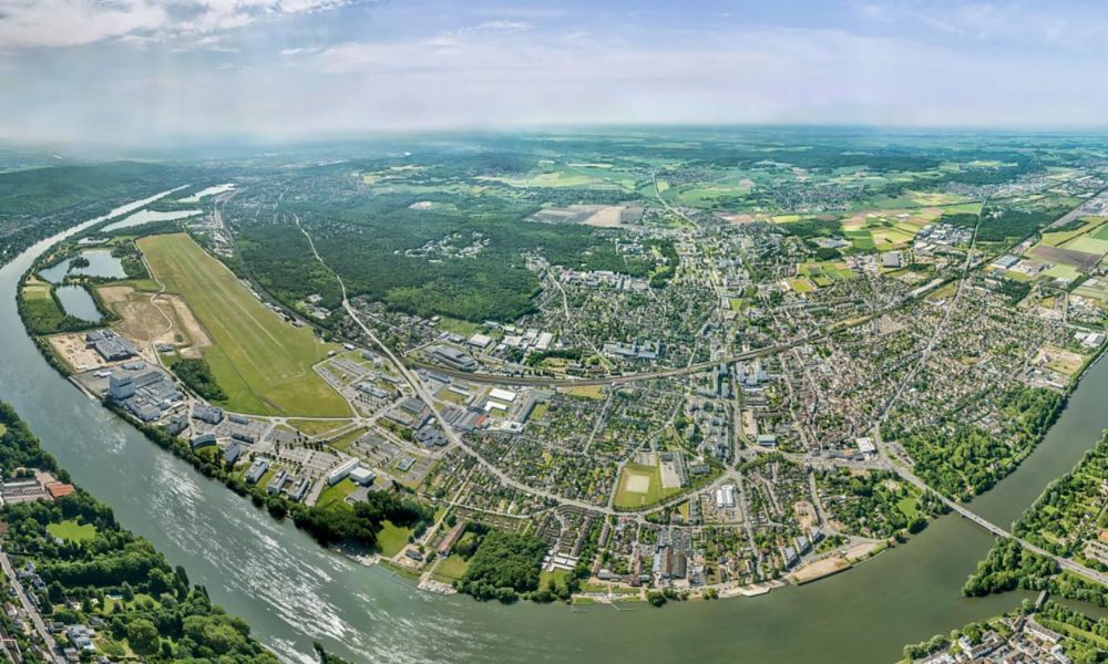 Les Mureaux vue du ciel