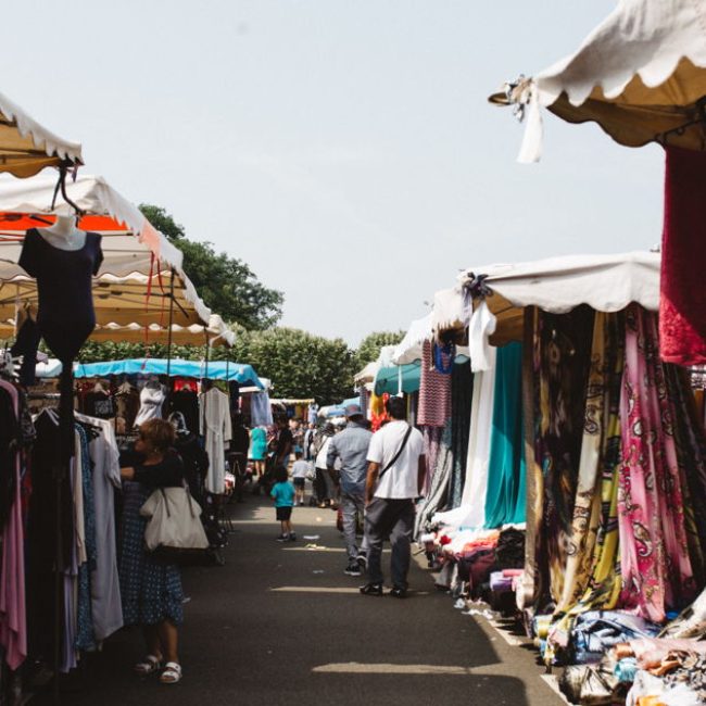 Marché du monde à Becheville