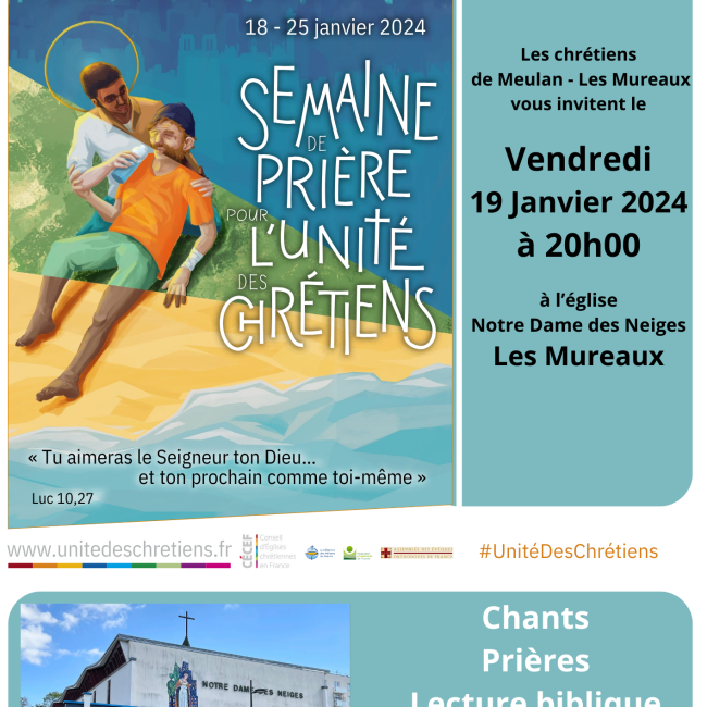 Soirée pour l’unité des chrétiens