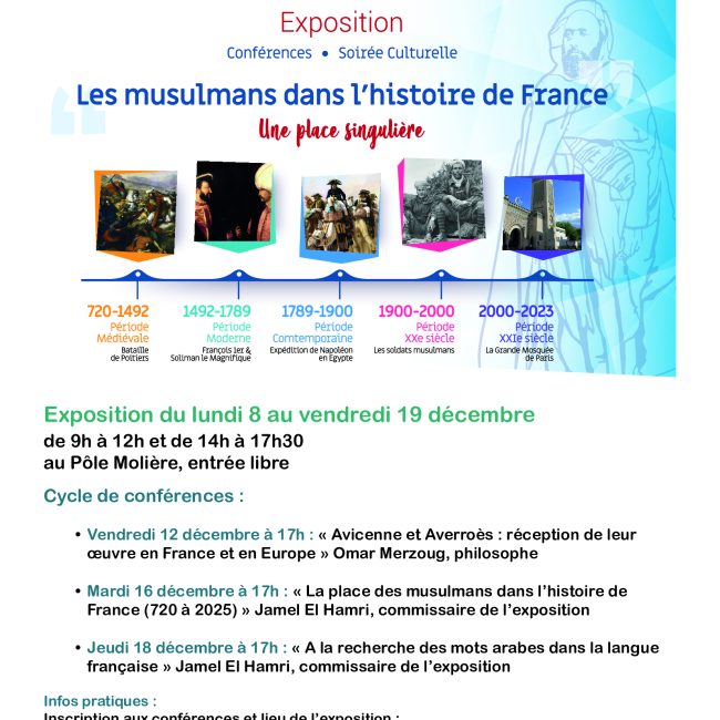 Les musulmans dans l&rsquo;histoire de France, une place singulière.