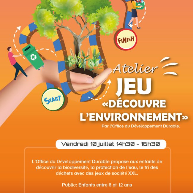 Atelier : Jeu « Découvre l&rsquo;environnement »