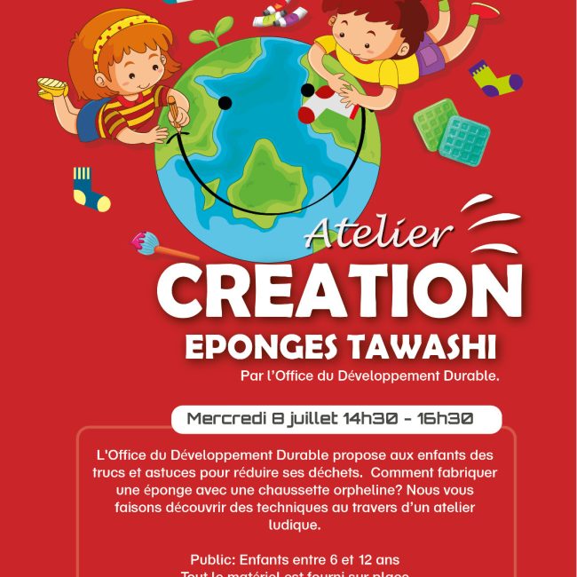 Atelier création : Eponges Tawashi