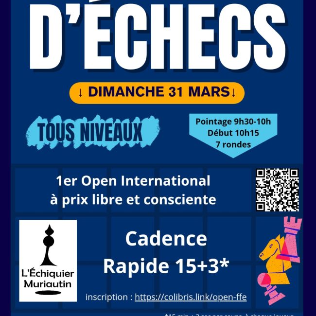Le premier tournoi d&rsquo;échecs des Mureaux