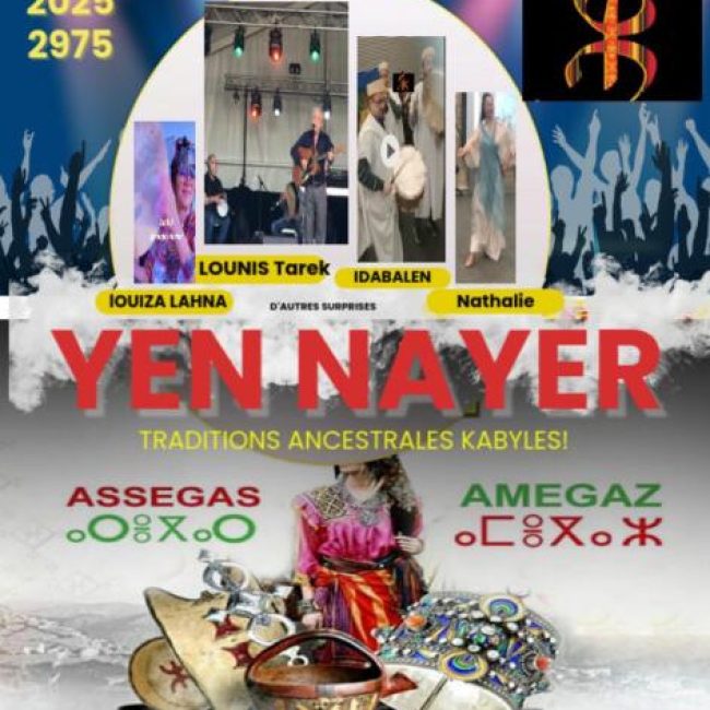 Venez fêter le nouvel an kabyle ! Yen Nayer