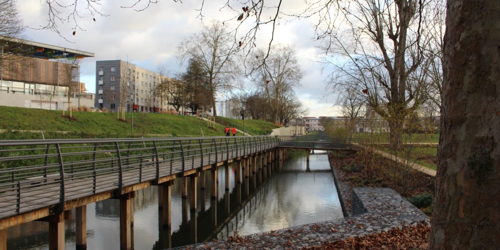 Des sols urbains qui jouent un rôle d’éponge, l’exemple des Mureaux