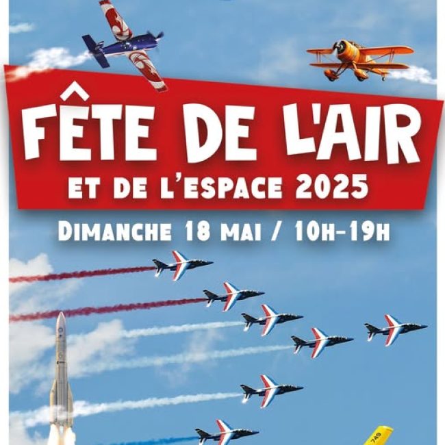 Fête de l’air et de l’espace sur l’aérodrome Les Mureaux-Verneuil avec la Patrouille de France