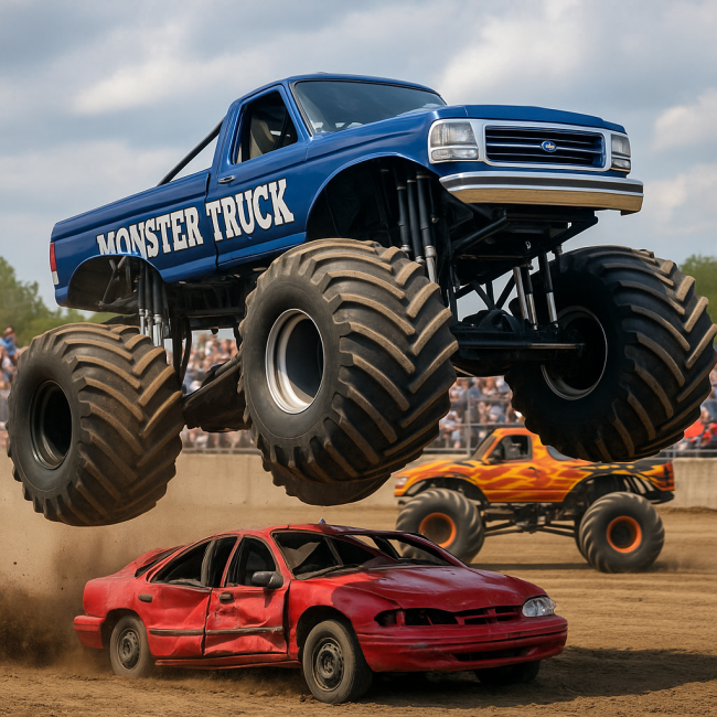 Exposition de véhicules US