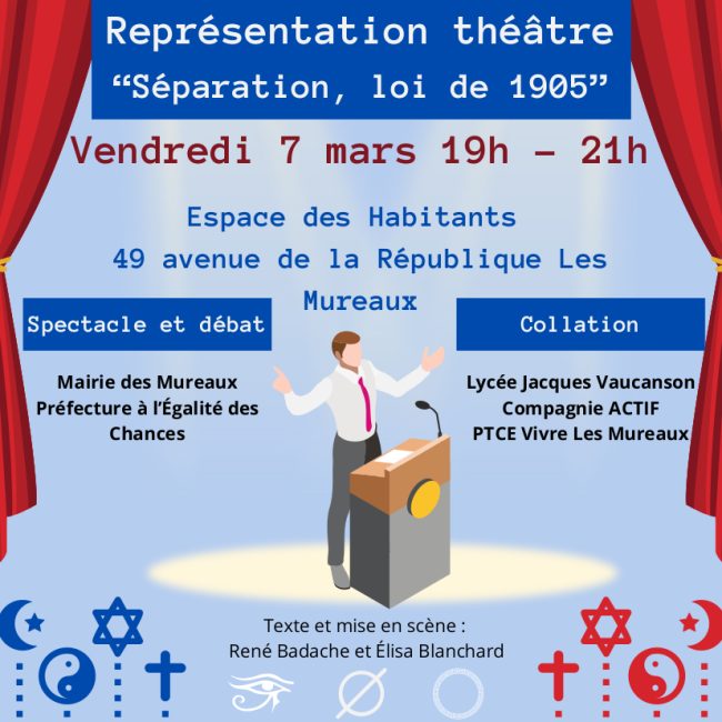 Spectacle et débat autour de la loi 1905 : La Séparation