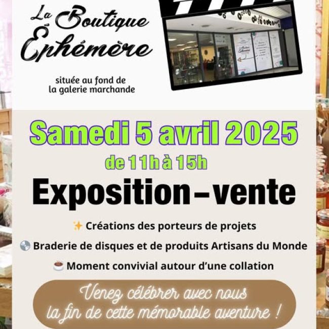 🎉 Clap de fin pour la Boutique Éphémère des Mureaux – Venez fêter cette belle aventure avec nous !