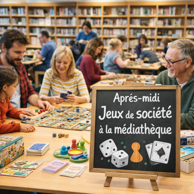 Après-midi jeux de société