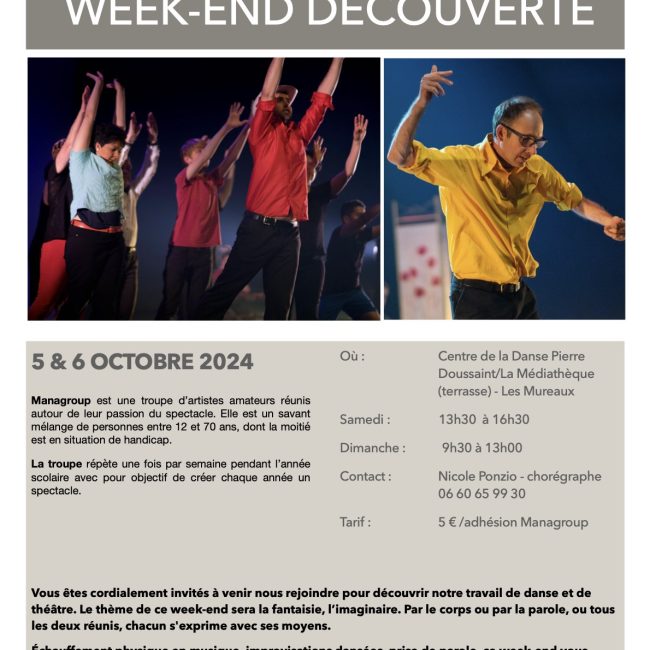 MANAGROUP organise WEEK-END DÉCOUVERTE aux Mureaux