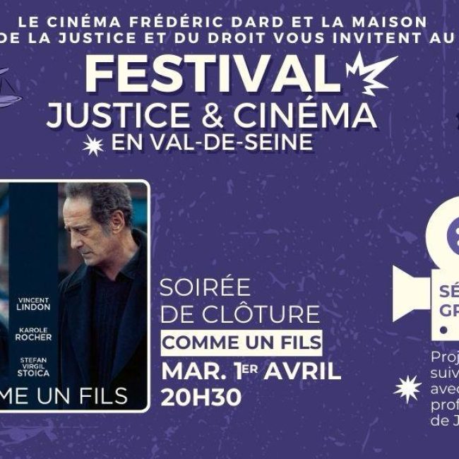 🎬 Soirée de clôture du Festival Justice et Cinéma en Val de Seine ⚖️