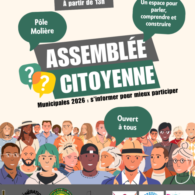 Assemblée Citoyenne : Comprendre ma ville, Construire demain [ANNULEE]