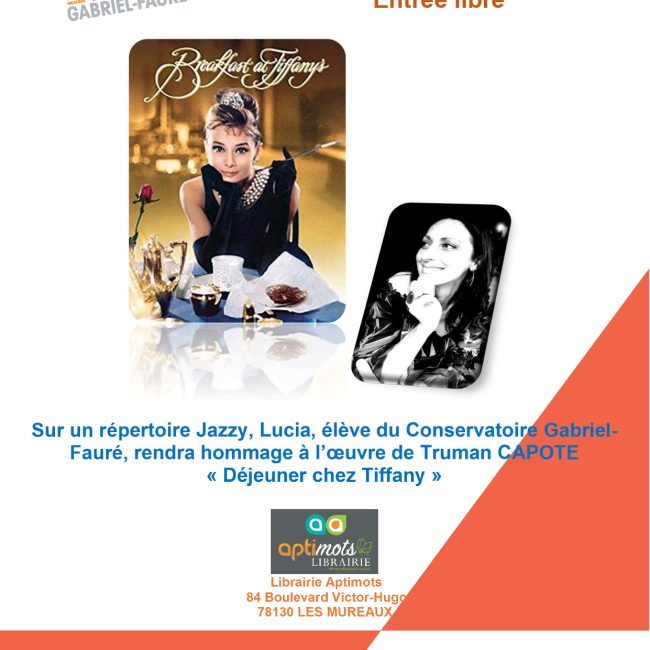 Concert de chansons jazz autour de l’œuvre de Truman Capote