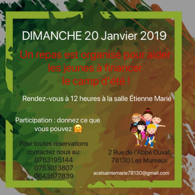 Repas convivial et solidaire