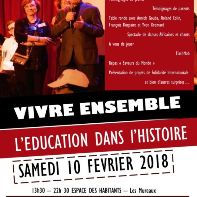 Vivre ensemble 2018 – l&rsquo;éducation dans nos histoires