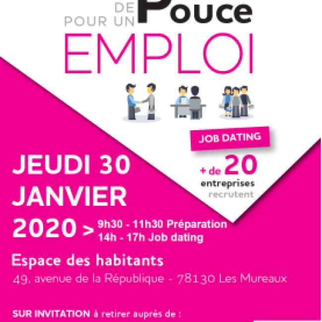 JOB-DATING / COUP DE POUCE pour l’emploi