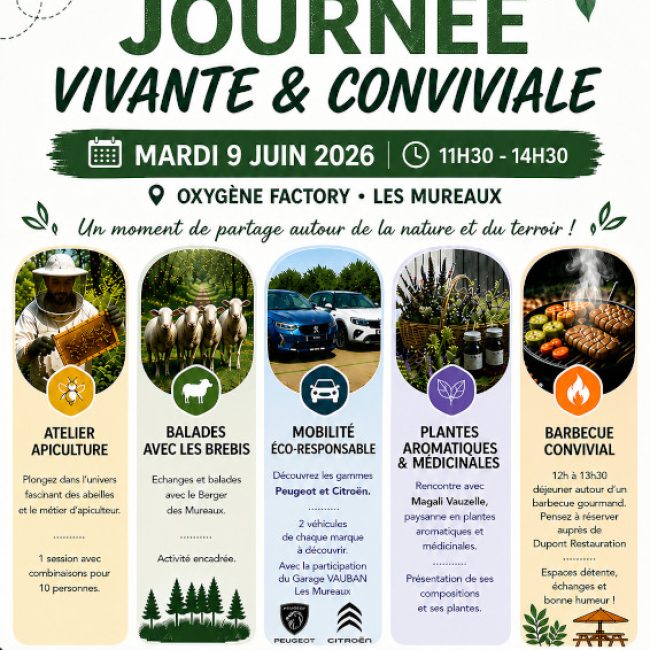 Journée vivante et conviviale