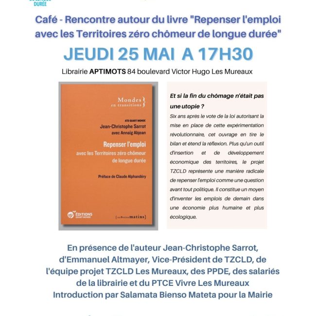 Et si la fin du chômage n&rsquo;était pas une utopie ? Café-Rencontre