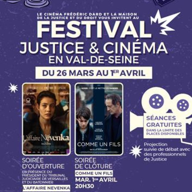 🎬 Festival Justice et Cinéma en Val de Seine – Une première à ne pas manquer ! ⚖️