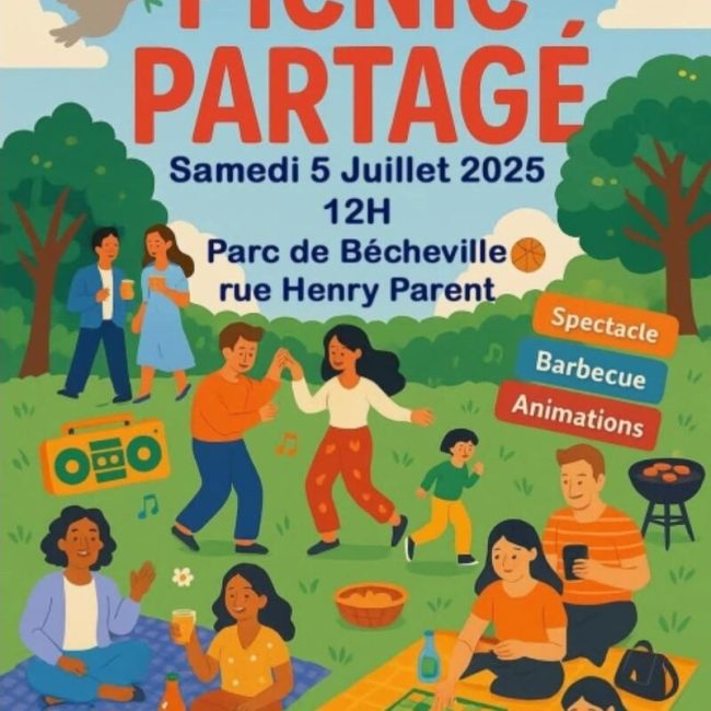 Grand pique-nique partagé aux Mureaux