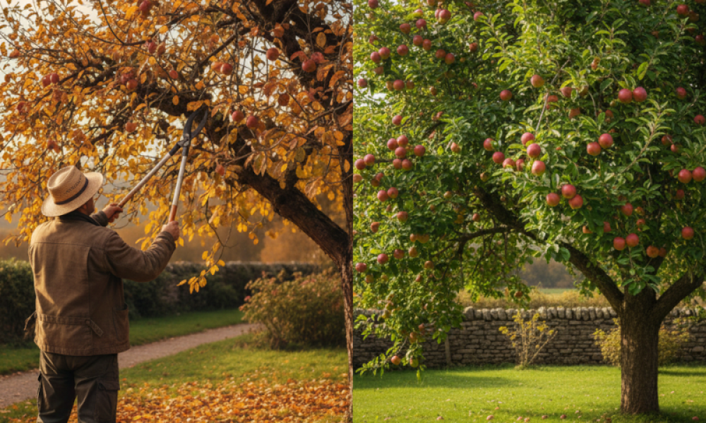 Taille arbre pour porter plus de fruits